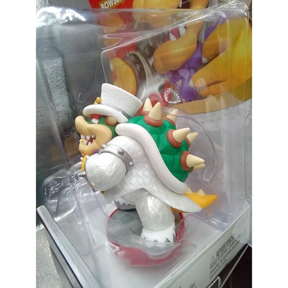Nintendo Amiibo Bowser Super Mario Odyssey Wedding Outfit Figure With Box - Picture 3 of 6